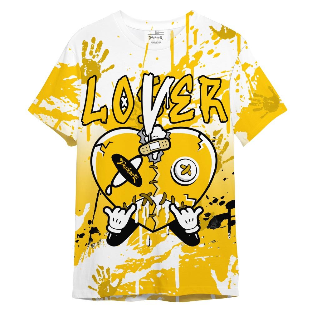 Shirt To Match Shirt Streetwear Loser Lover Drip Heart, Vivid Sulfur 4s T-- To Match Sneaker Vivid Sulfur 4s Graphic Tee NCT