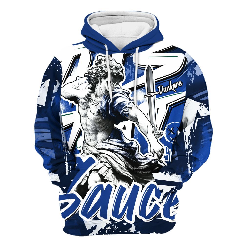 Hoodie To Match Air Foamposite One Royal - This That Sauce Retro All Over Print