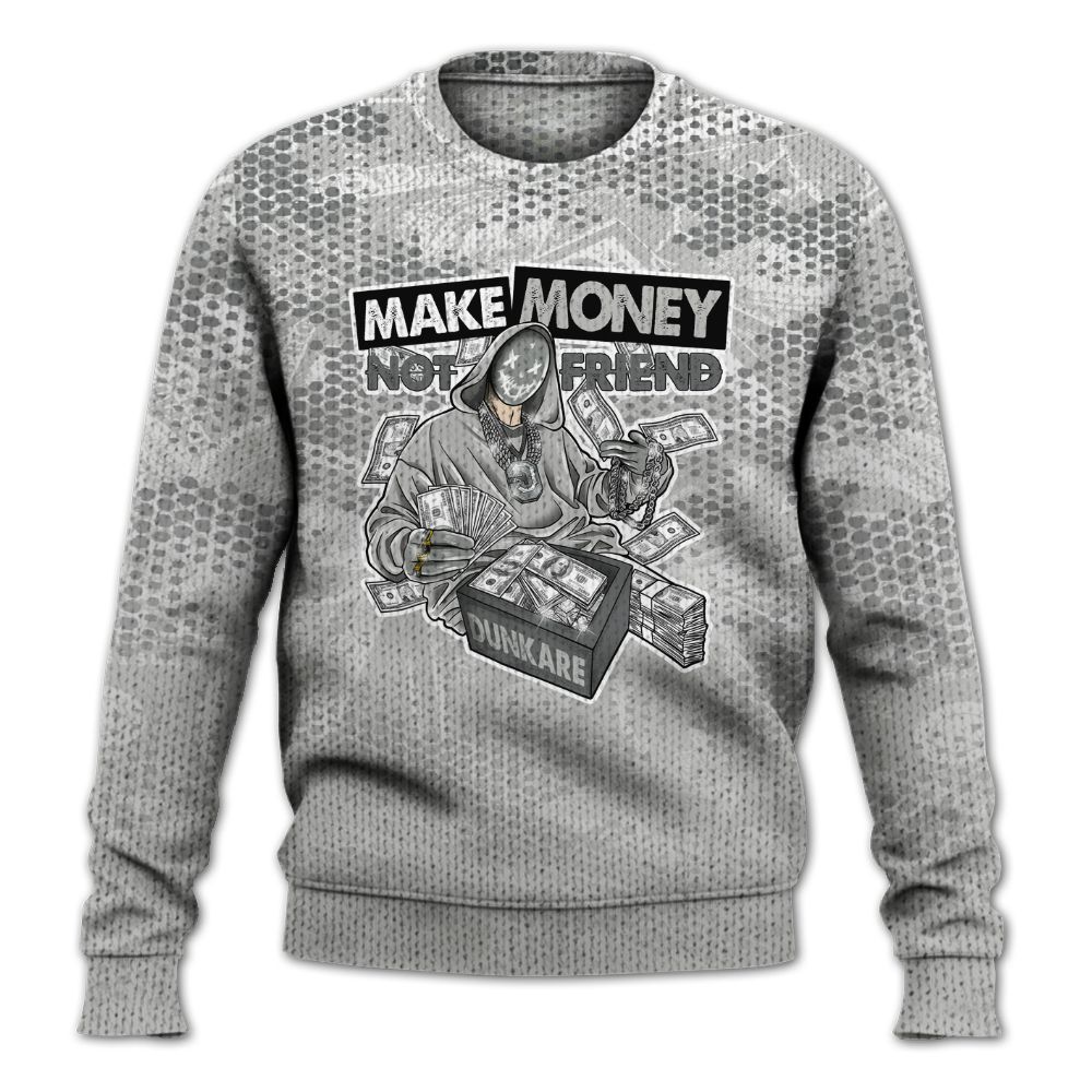 Knitted Sweater To Match Retro Wet Cement 4s - Make Moneys Unique