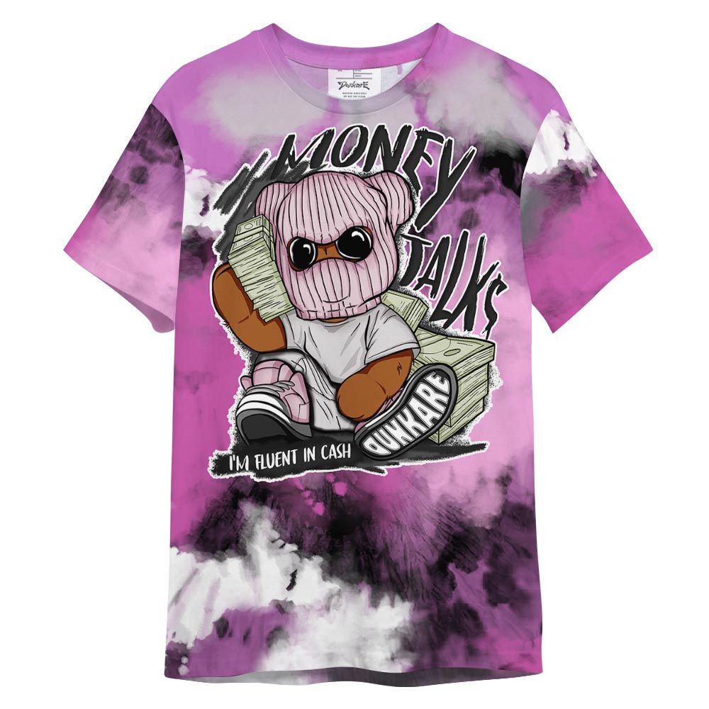 Shirt To Match Hyper Violet 4s T- - Money Talk T- Shirt Graphic Tie Dye Unisex 1601 NCMD