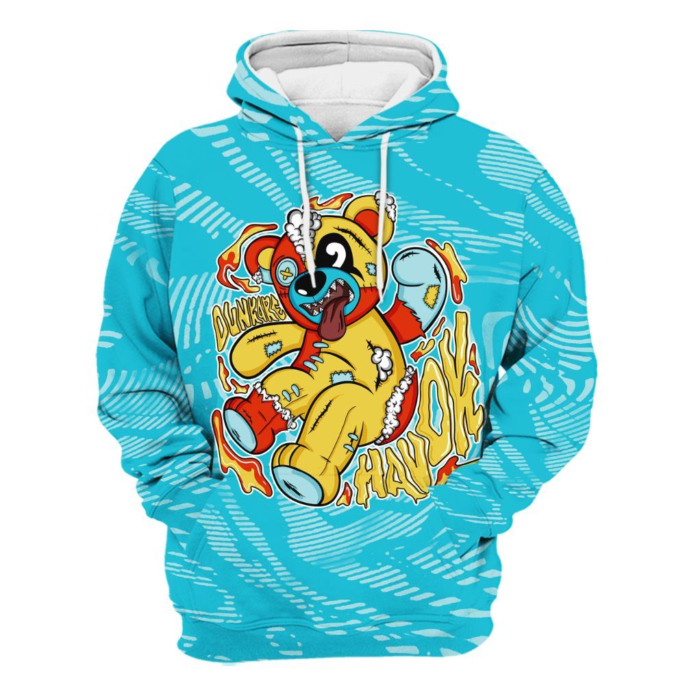 Hoodie To Match Dunk Low KD 17 N7 - Havok Bear All Over Print