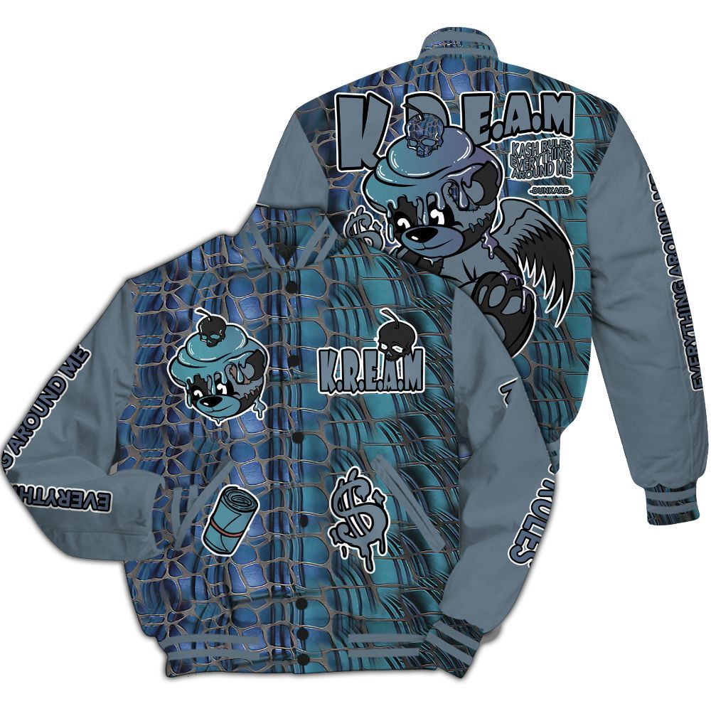 Varsity Jacket To Match Air Foamposite Kazuya Mishima - Loot Bear All Over Print