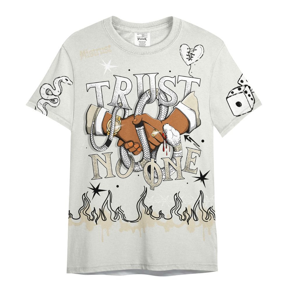 Shirt To Match Grand Finale 11s Shirt, Trust No One Snake-Bite Doodle Crayon All Over Print