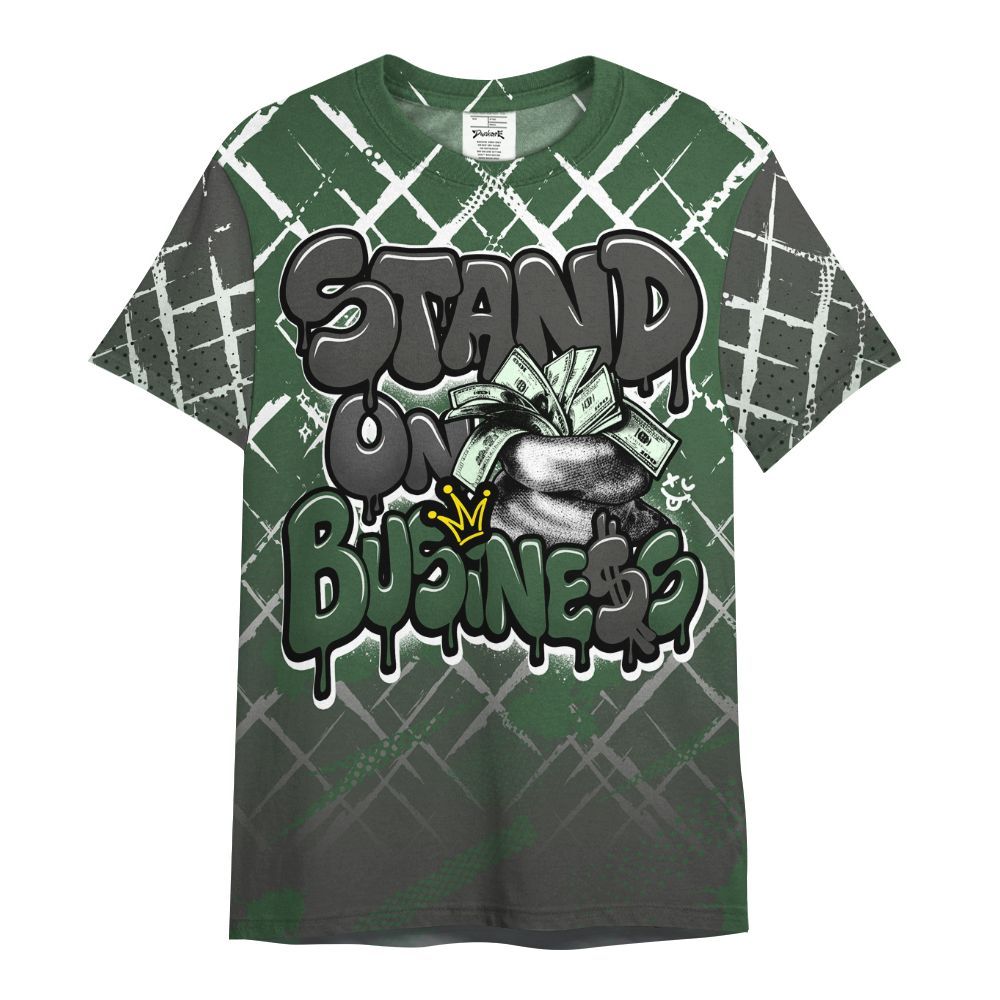 Shirt To Match Dunk Low Skateboards Black - Halftone Stand Business Dripping All Over Print