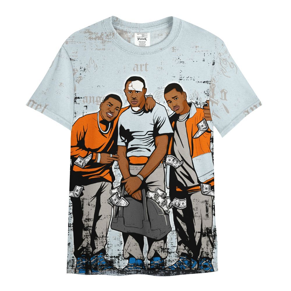 Shirt To Match Retro High OG Alaska 1s - Paid In Full Money All Over Print