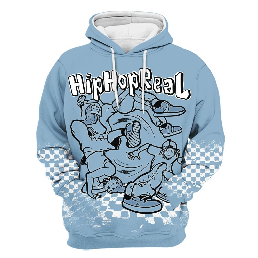 Hoodie To Match High University Blue 1s - Feel Life Street Style All Over Print