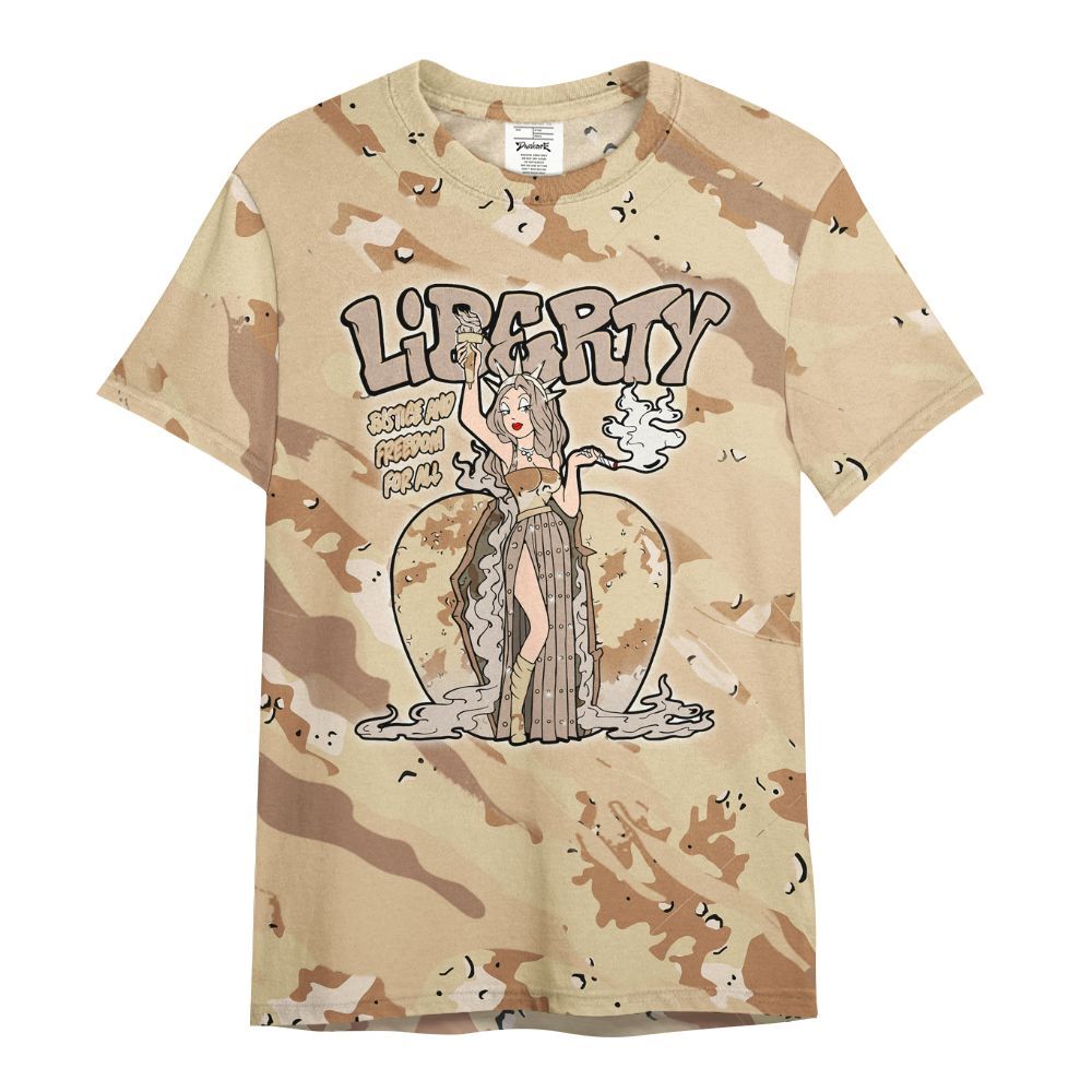 Shirt To Match Desert Camo 3s - Midwest Cartoon Colored All Over Print