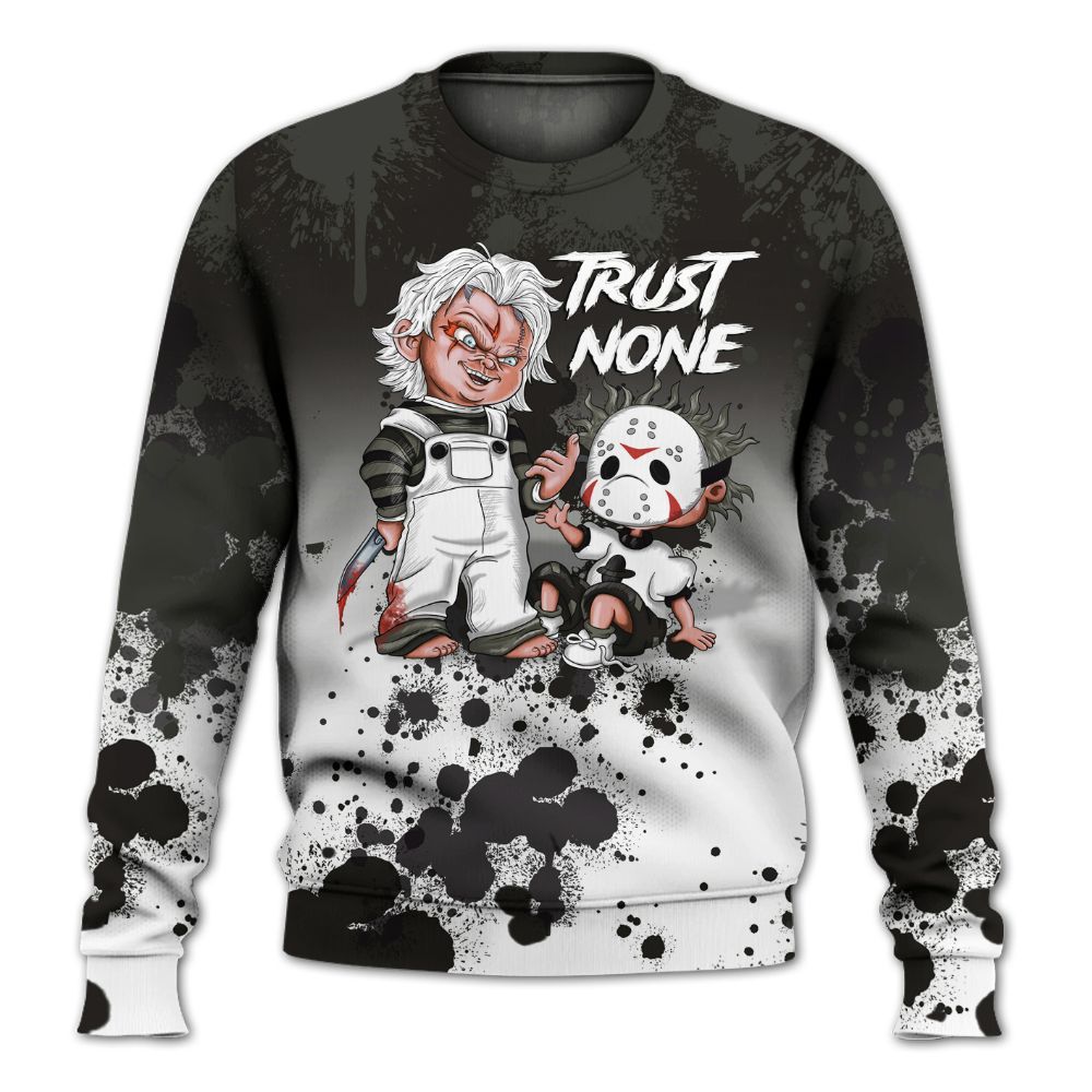 Sweatshirt To Match Air Max Plus Moonlight Swarovski - Trust No One Scary All Over Print