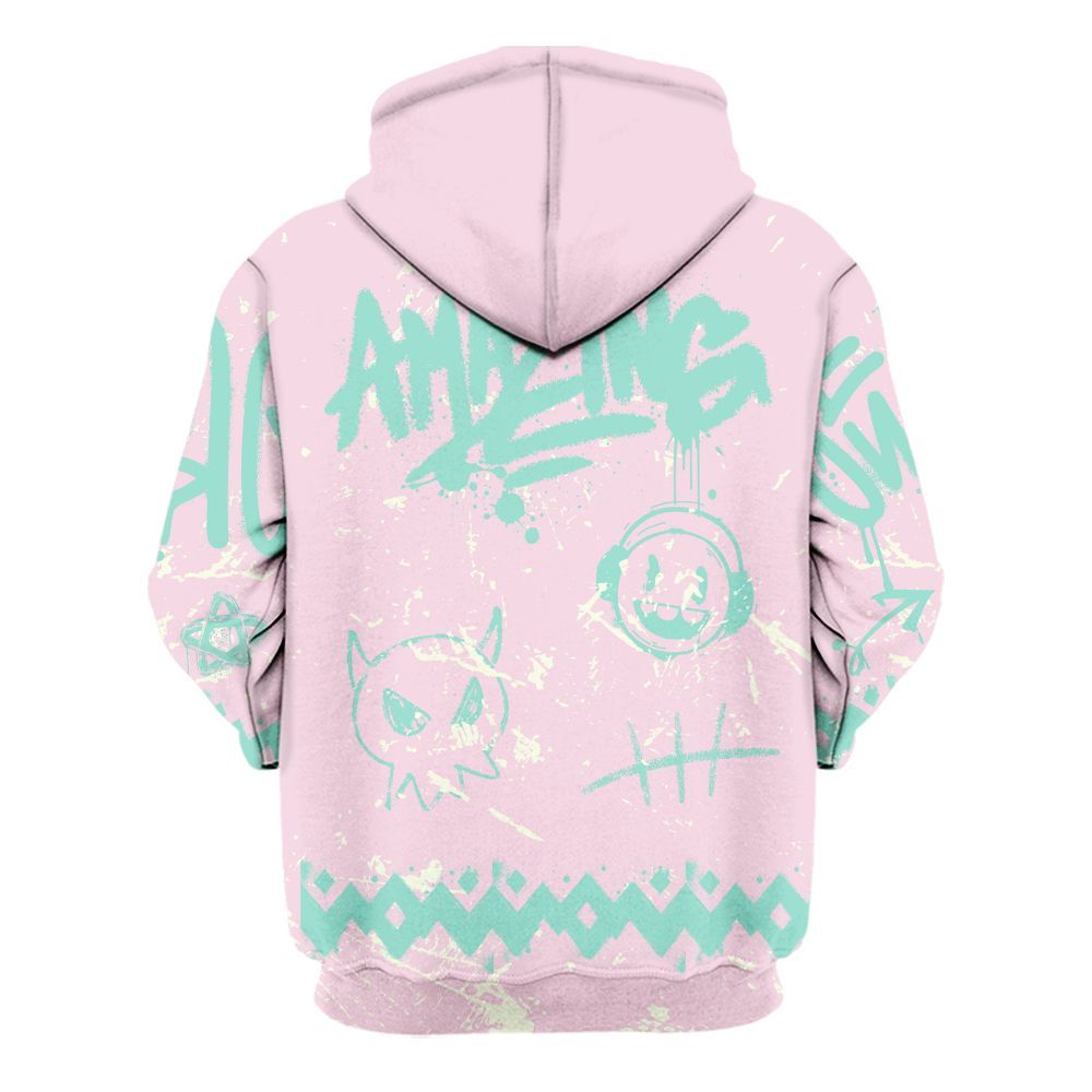 Hoodie To Match Retro Easter 5s - Friday Sneaker Crayon All Over Print
