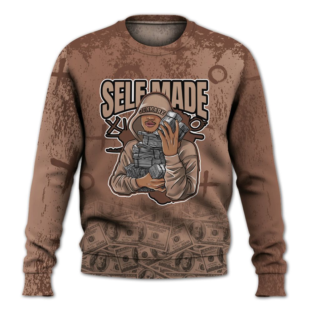 Sweatshirt To Match KD 4 Christmas - Selfmade Unique Grunge All Over Print