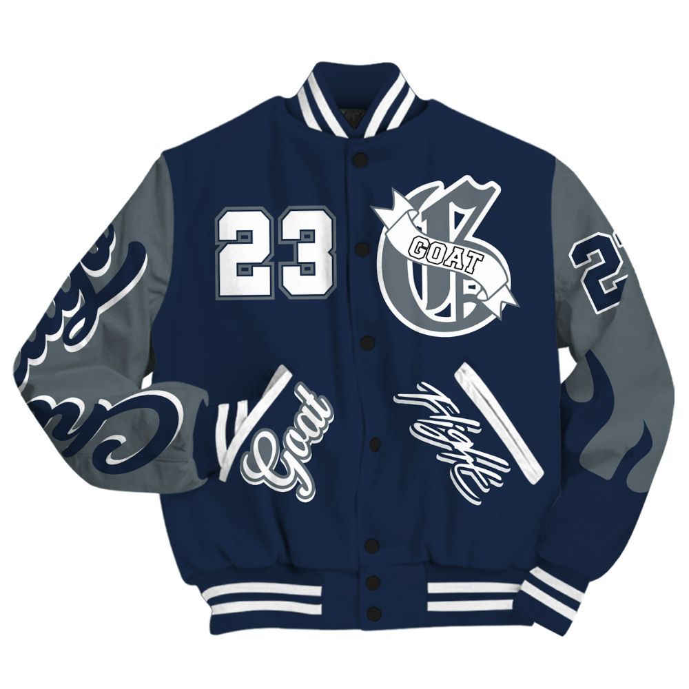 Varsity Jacket To Match Retro Flint 2026 13s - The G.O.A.T Streetwear All Over Print