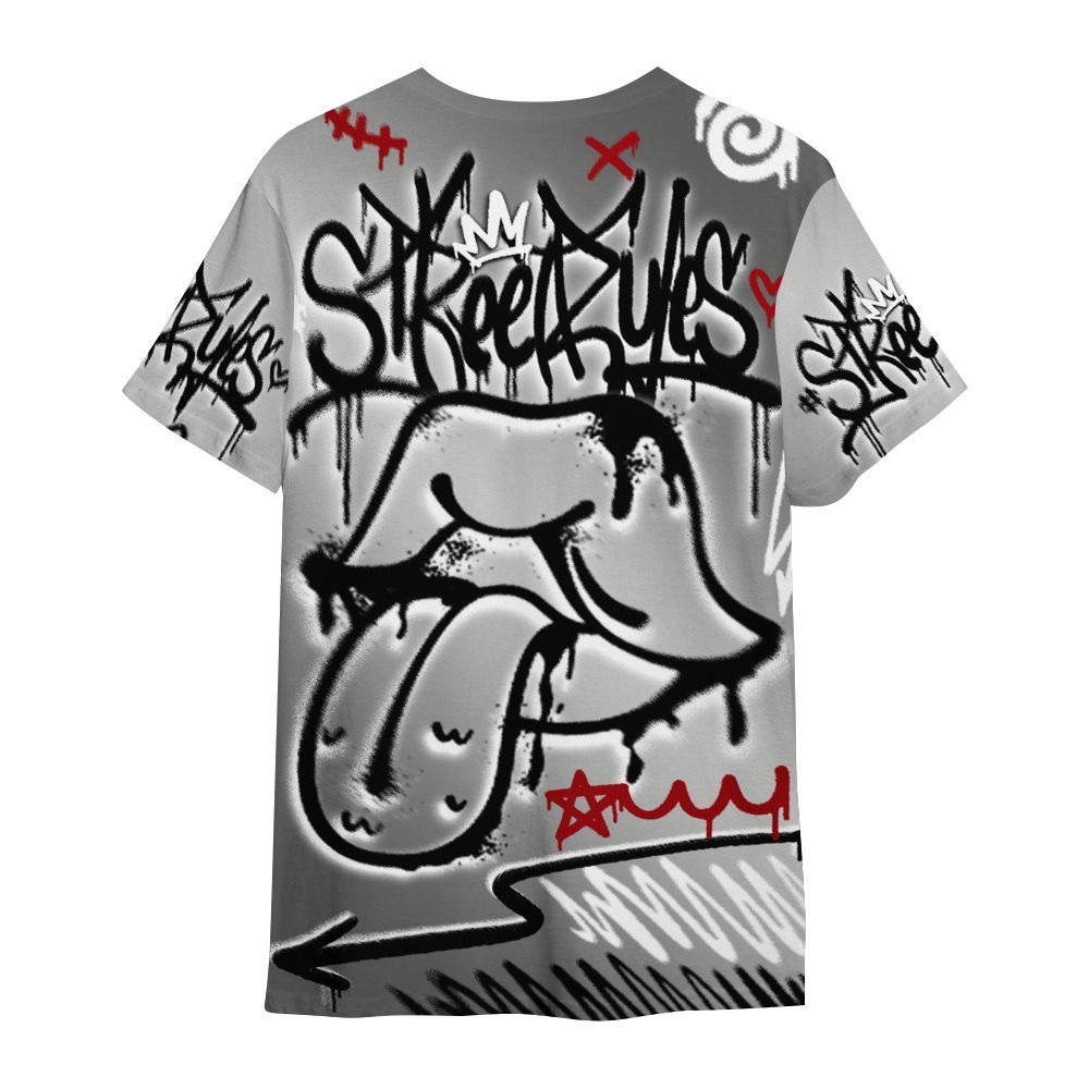 Shirt To Match Metallic Silver 14s - Break Rules Streetwear All Over Print