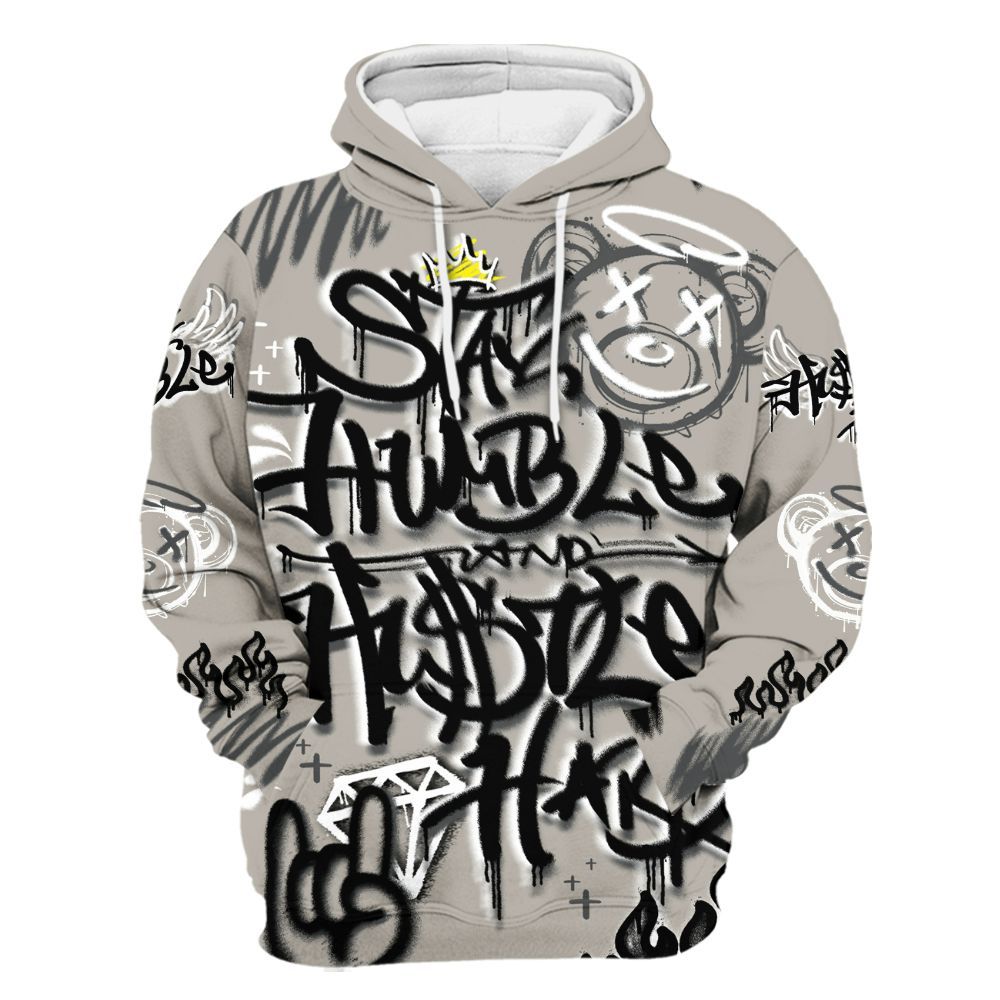 Hoodie To Match Dunk Low Appears Oreo - Humble Drip Streetwear Graffity All Over Print