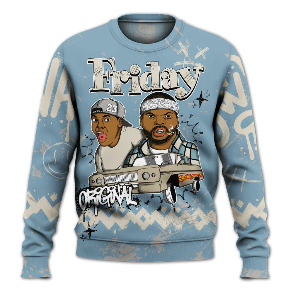 Sweatshirt To Match Retro SoleFly 13s - Friday Sneaker Crayon All Over Print