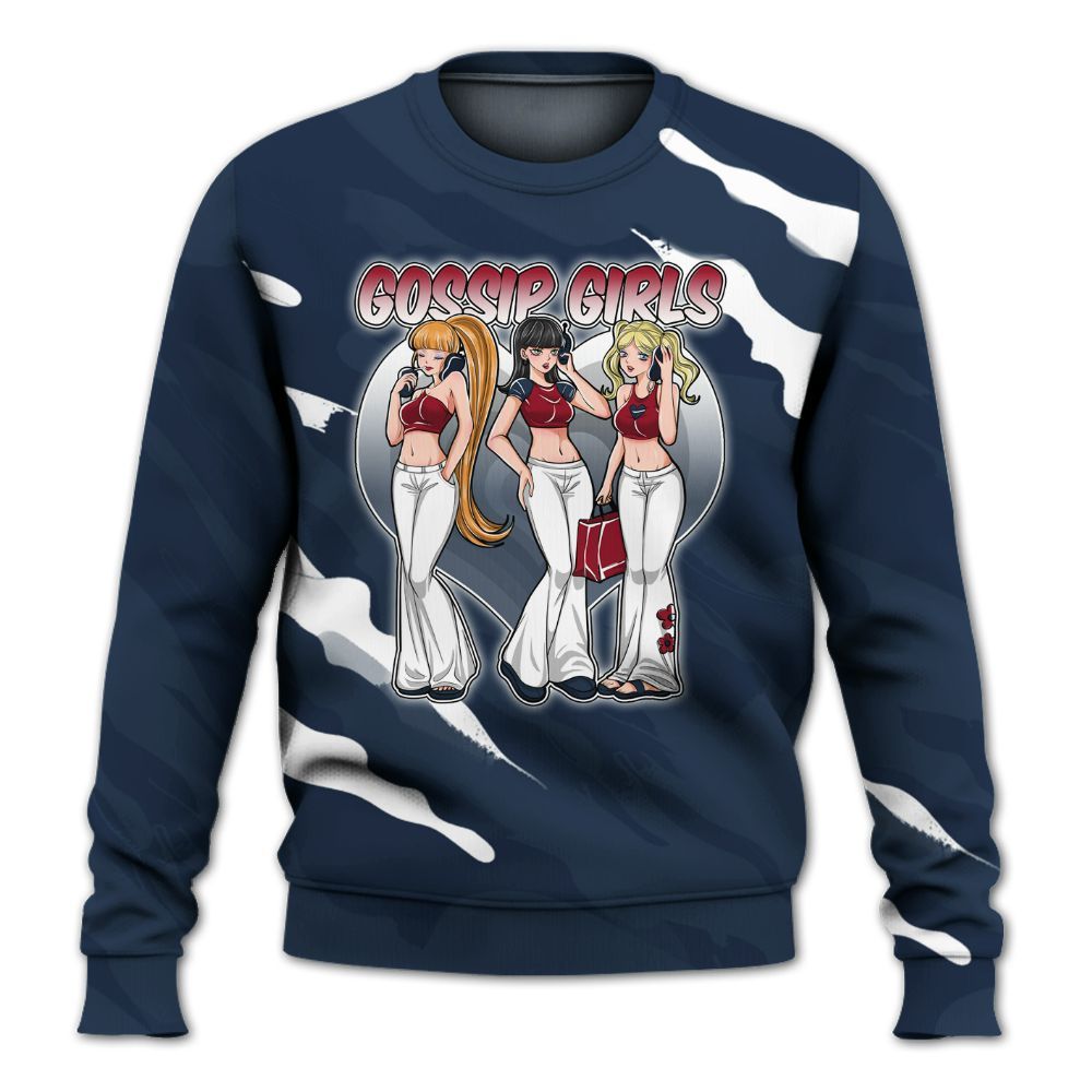 Sweatshirt To Match Retro Olympic 6s - Gossip'Girls All Over Print