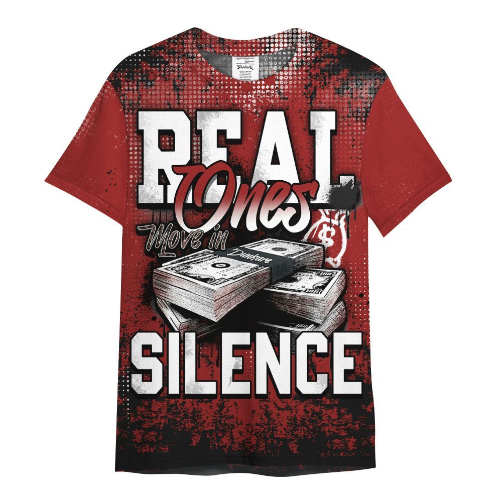 Shirt To Match World’s Best Dad 3s - Move In Silence Money Street Retro All Over Print