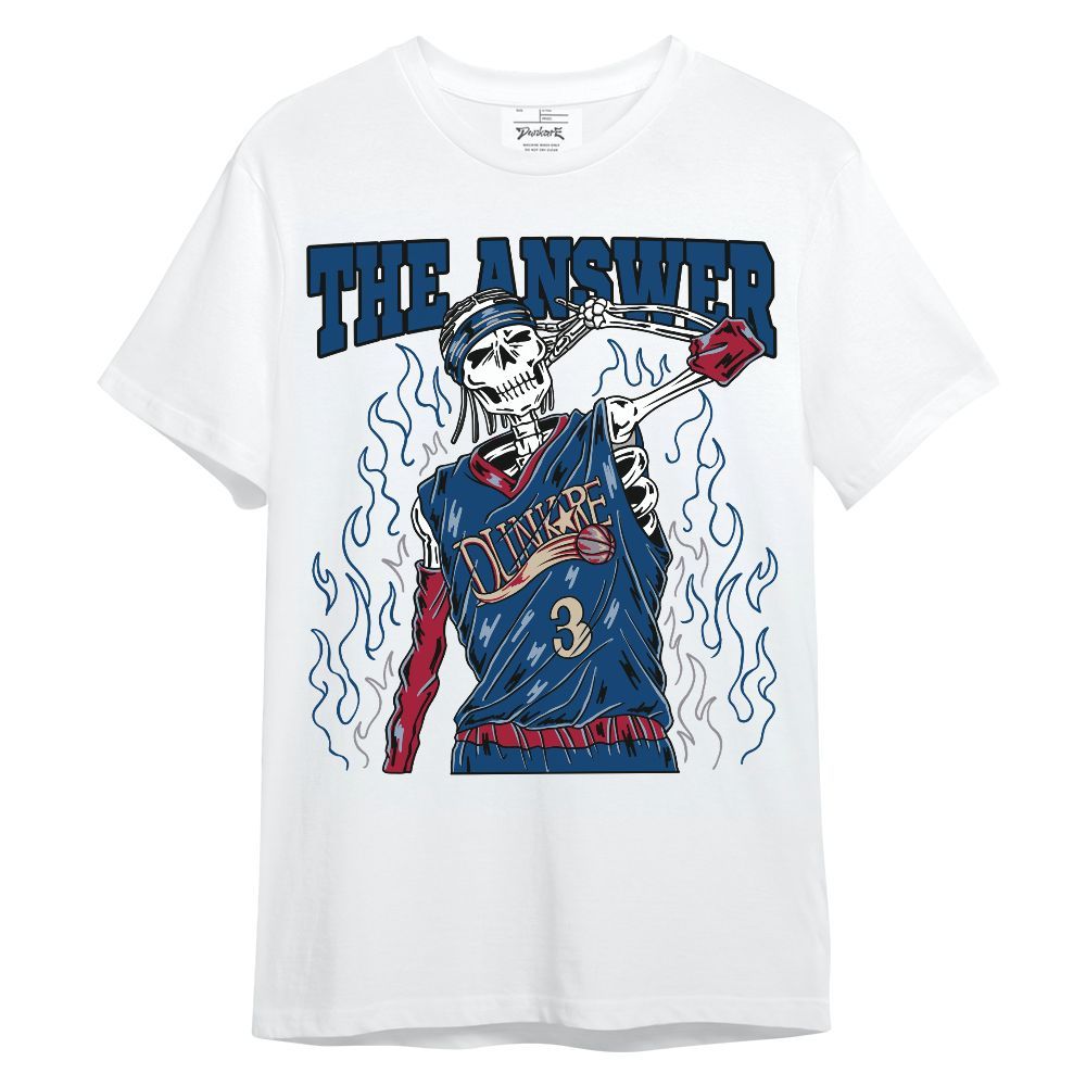 Shirt To Match Rare Air 4s - Allen Answer Skeleton Unisex Shirt