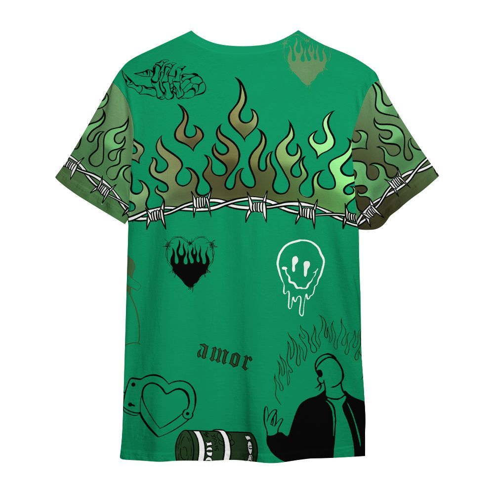 Shirt To Match Foamposite Pro Pine Green 2025 - Snake Trust No One All Over Print