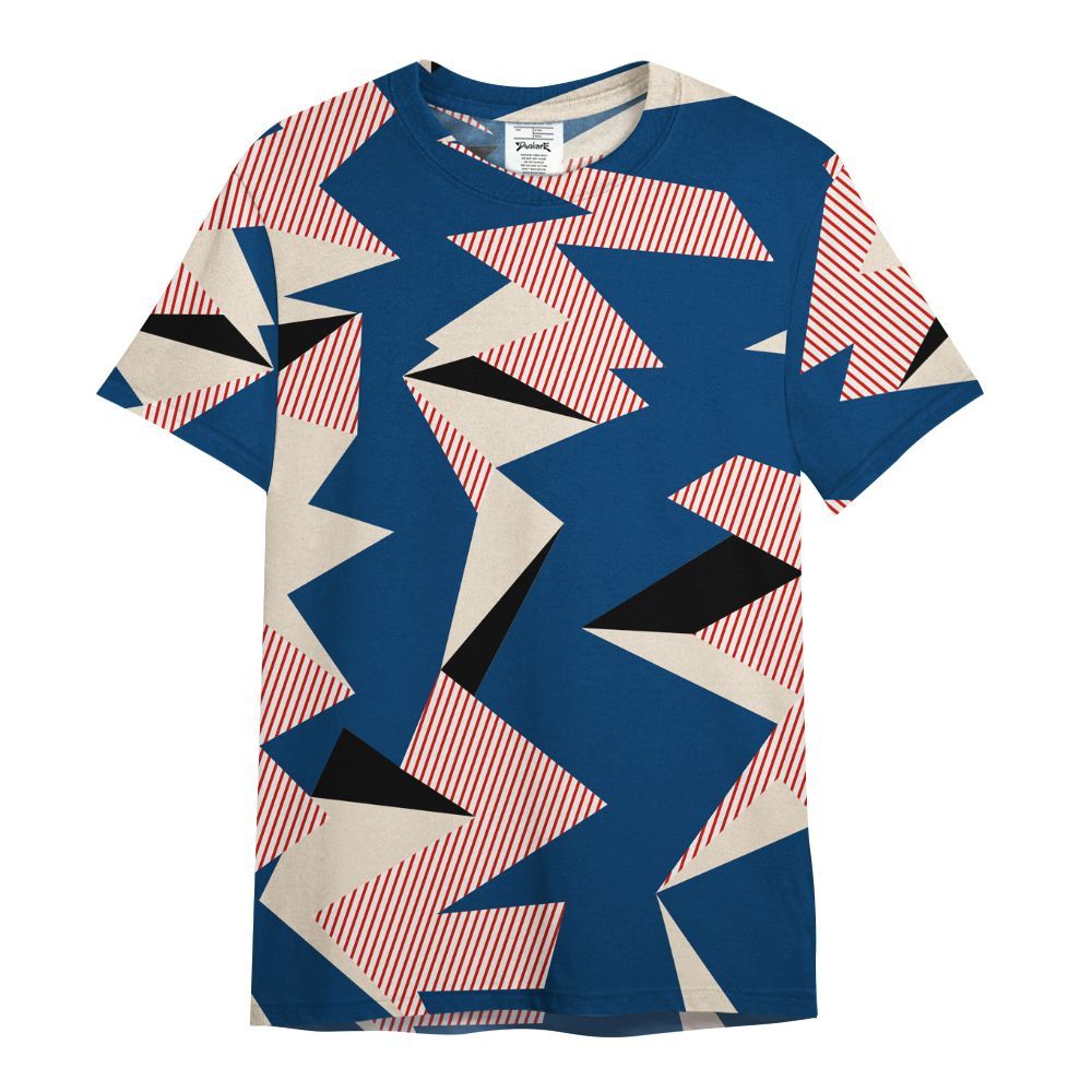 Shirt To Match Retro Rare Air 11s - Geometric Camouflage Pattern All Over Print
