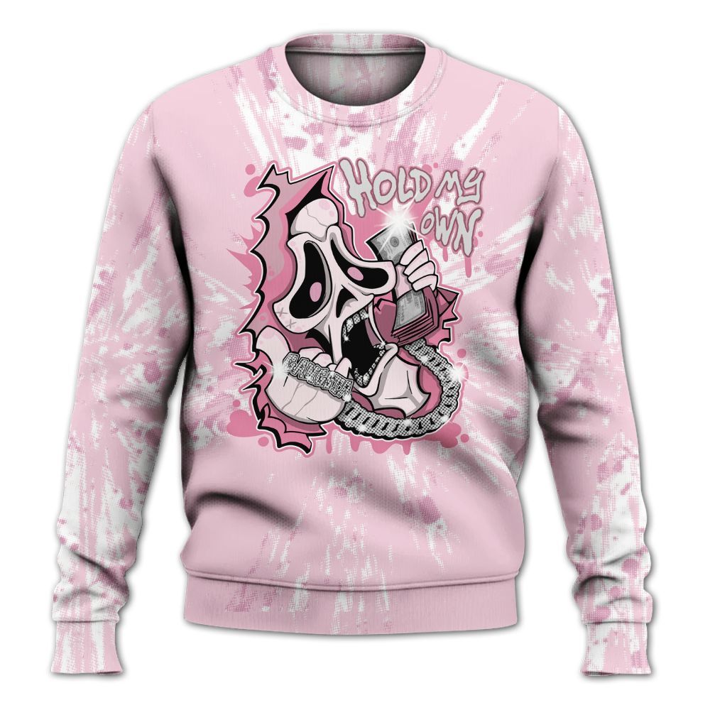 Sweatshirt To Match Orchid 4s - Hold My Own Graphic Halloween All Over Print