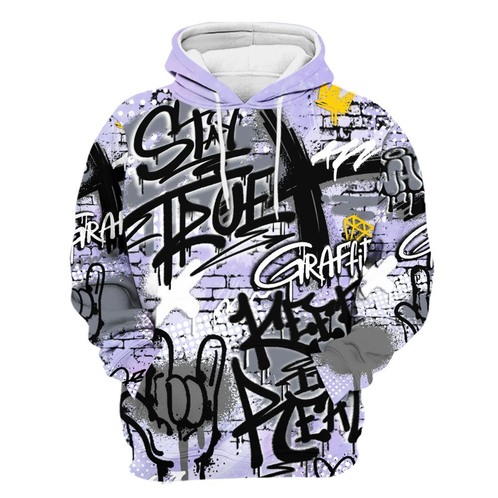 Hoodie To Match Zen Master 4s - True It Real Graffiti Streetwear All Over Print