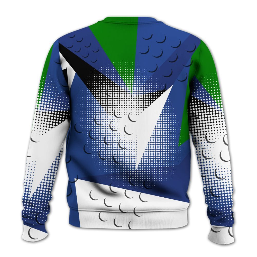 Sweatshirt To Match Retro Hyper Royal 13s - Poly Custom Name Number 23 5s All Over Print