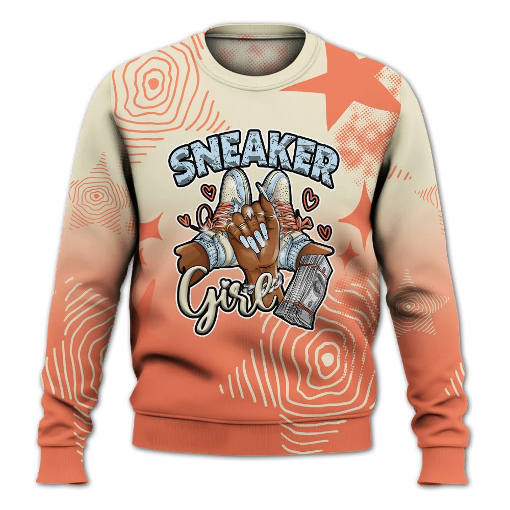 Sweatshirt To Match DJ Khaled Crimson Bliss 5s - Sneakerz Girlz Unique Starz All Over Print