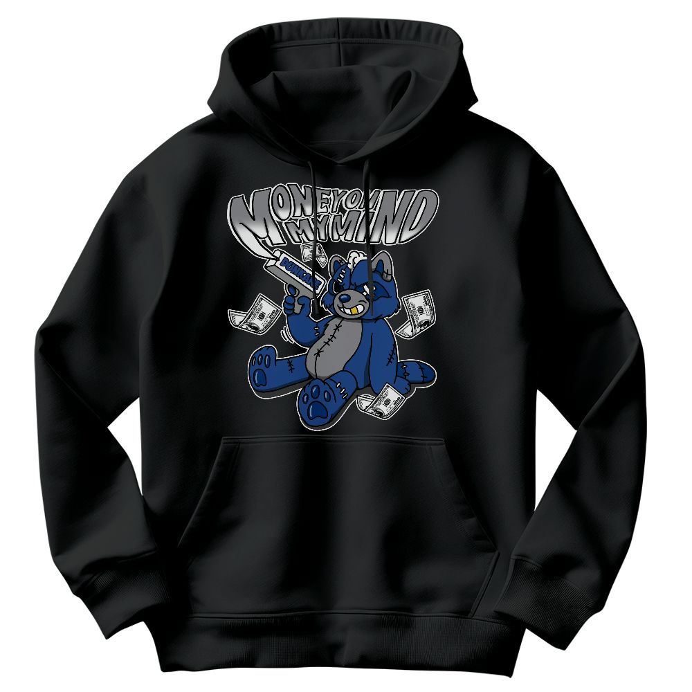 Sweatshirt To Match High OG True Blue 1s - Money On My Mind Raccoon Graphic