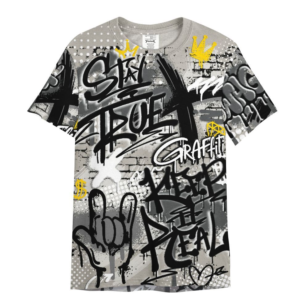 Shirt To Match Dunk Low Appears Oreo - True It Real Graffiti Streetwear All Over Print