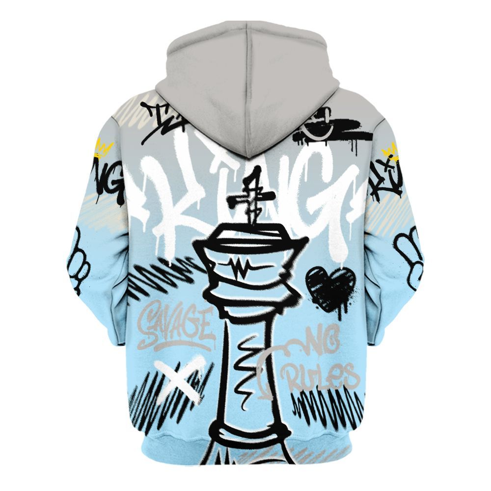 Hoodie To Match Retro SoleFly 13s - Street King Chess Streetwear All Over Print