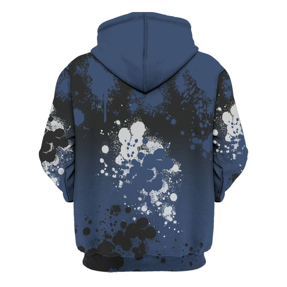 Hoodie To Match Diffused Blue 3s - Trust No One Scary All Over Print