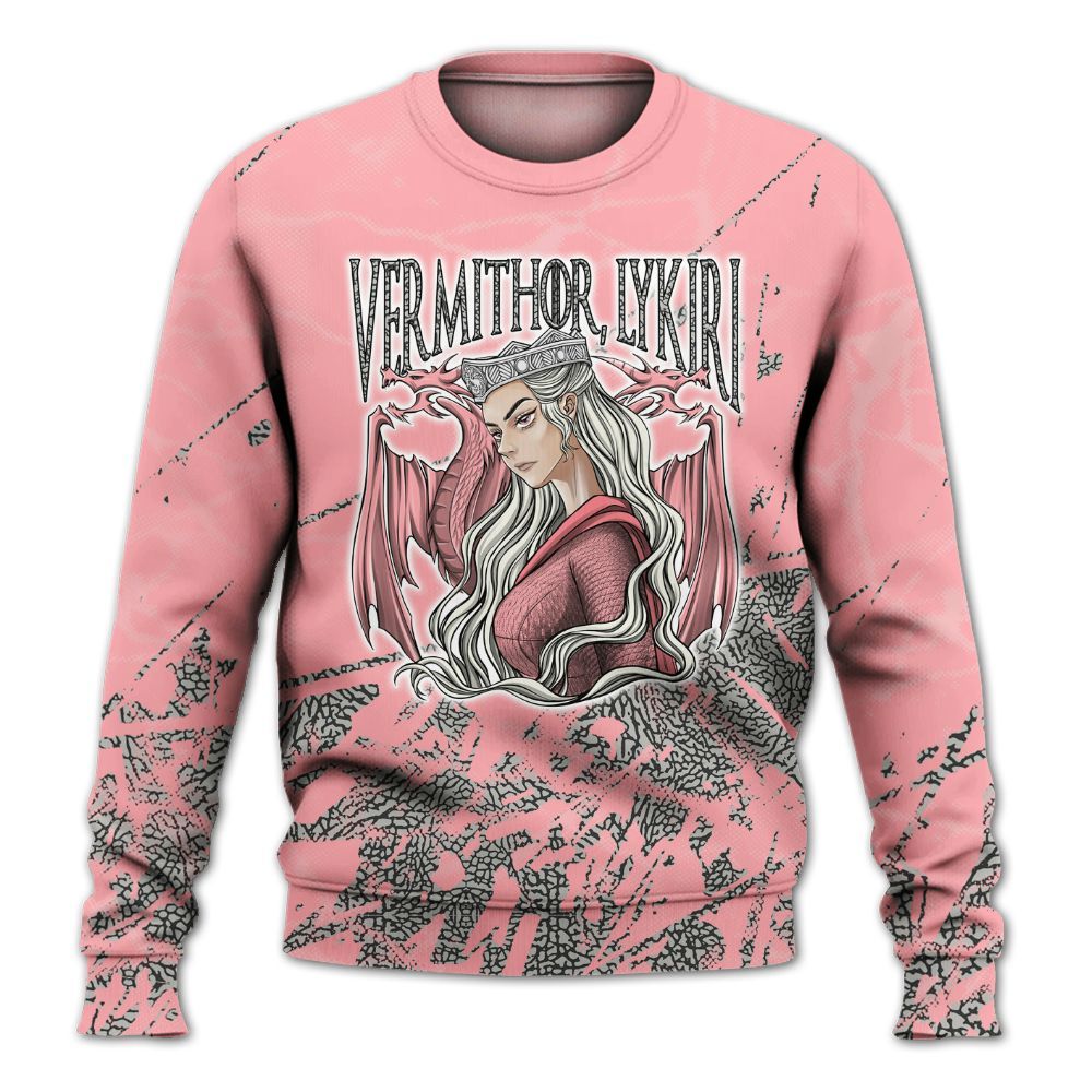 Sweatshirt To Match Retro Wings 3s - Dragon's Mom! Profound All Over Print