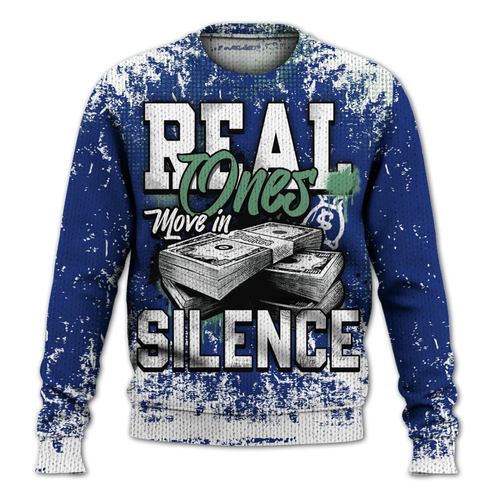 Knitted Sweater To Match Dunk Low Tennis Classic - Move In Silence Money Street Retro