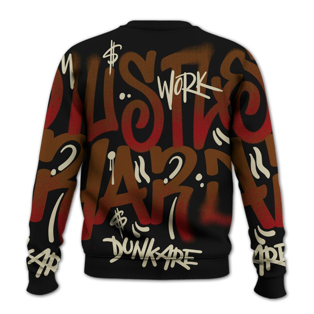 Sweatshirt To Match Archaeo Brown 5s - Angel Hustle Hard All Over Print