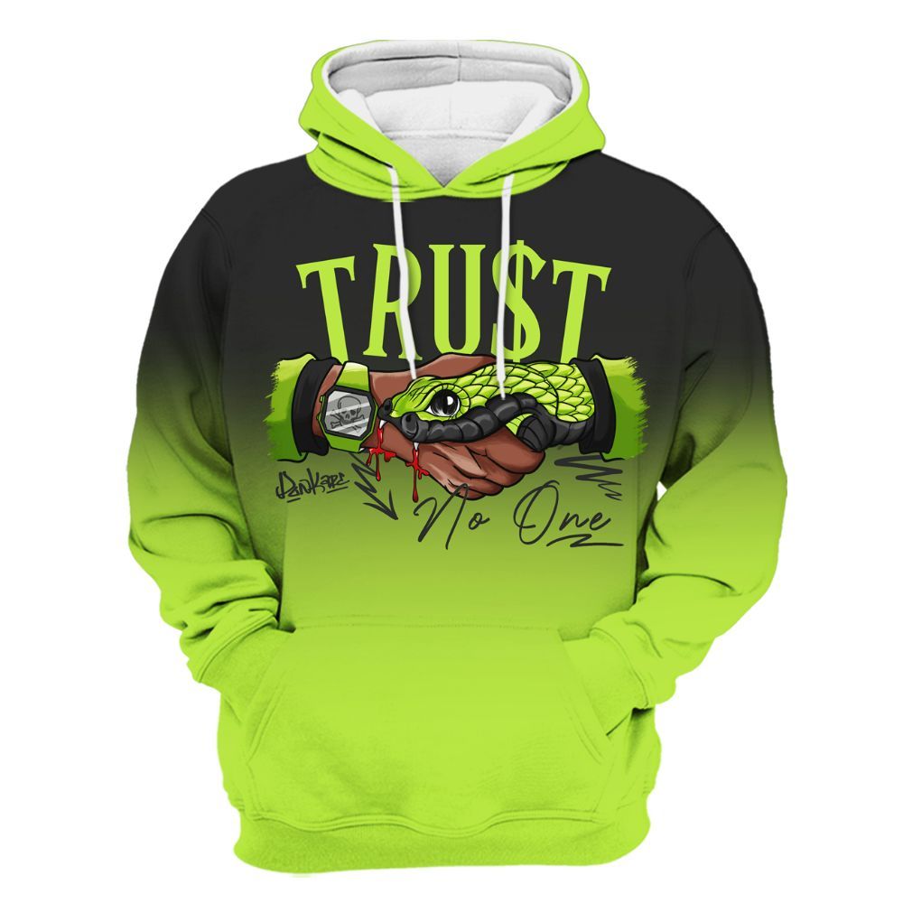 Hoodie To Match Air Force 1 Low Dance Volt - Snake Trust No One Drip All Over Print