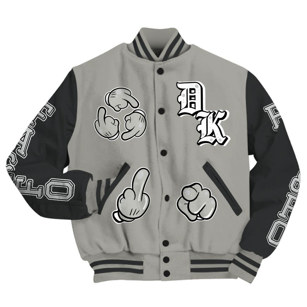 Varsity Jacket To Match High Satin Shadow 1s - F Around Find Out Graphic All Over Print