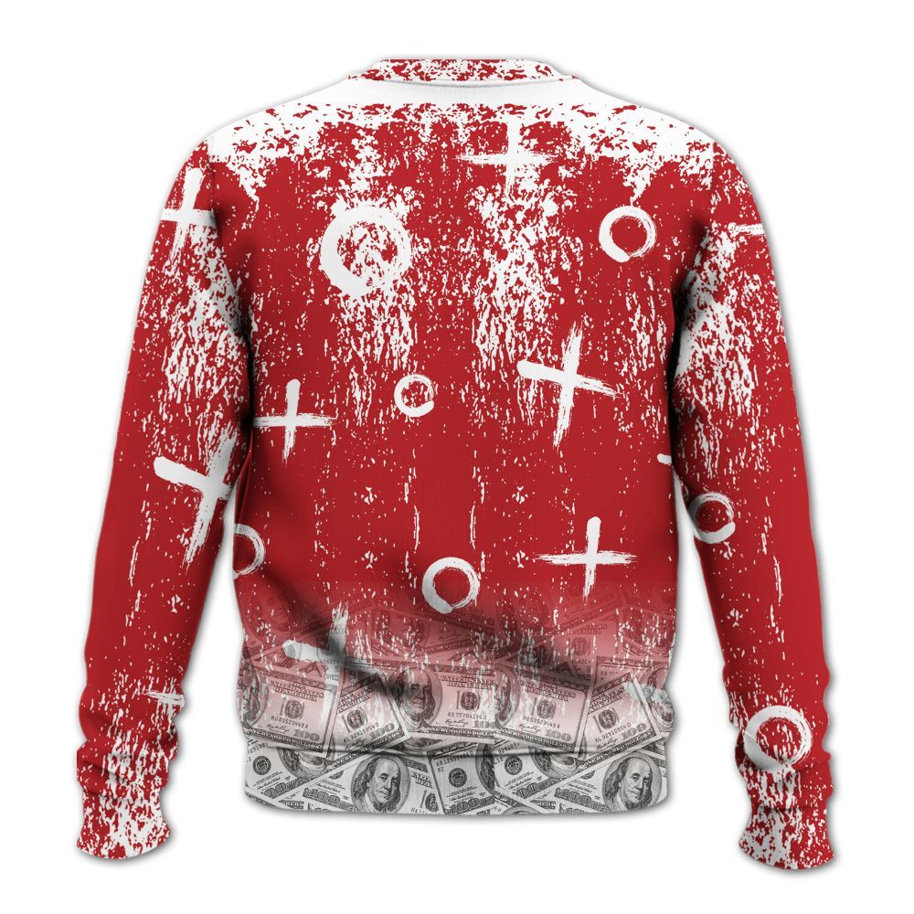 Sweatshirt To Match Retro Cherry 12s - Selfmade Unique Drip All Over Print