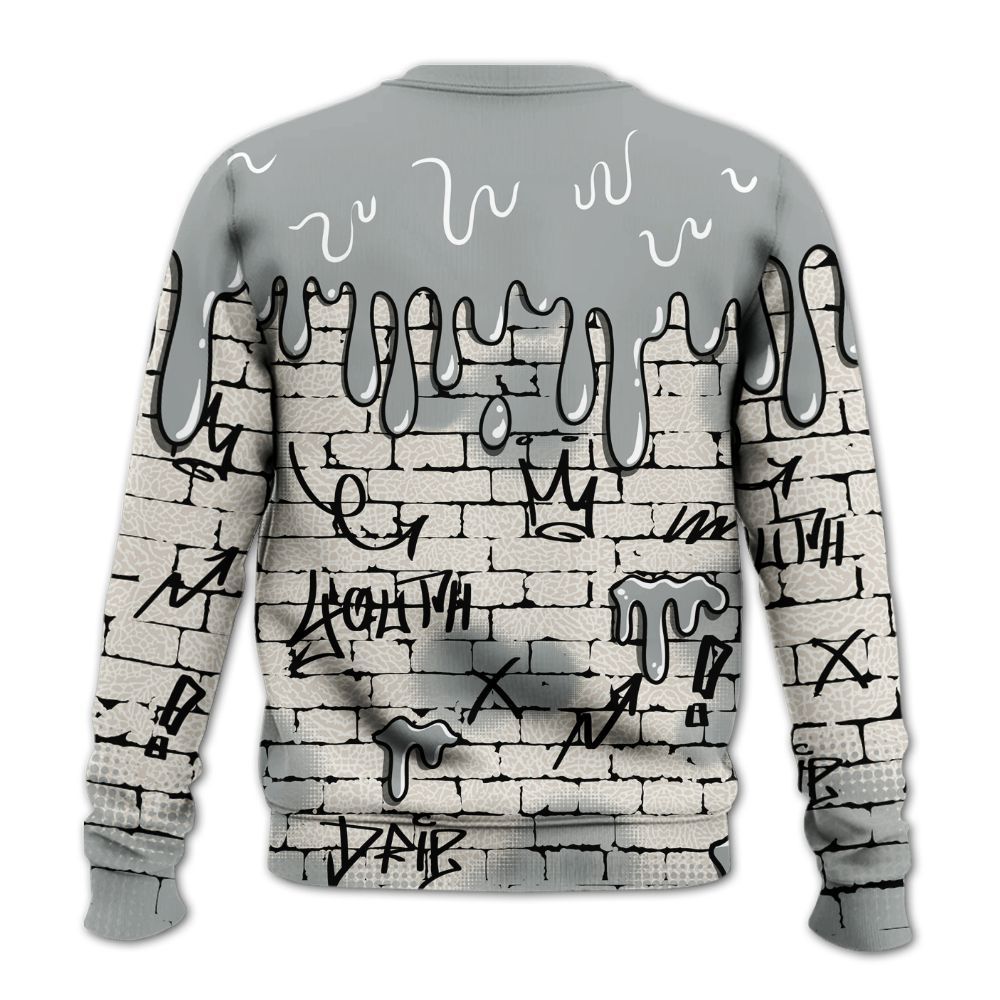 Sweatshirt To Match Retro Pure Money 3s - Been Different Drippin Streetwear All Over Print