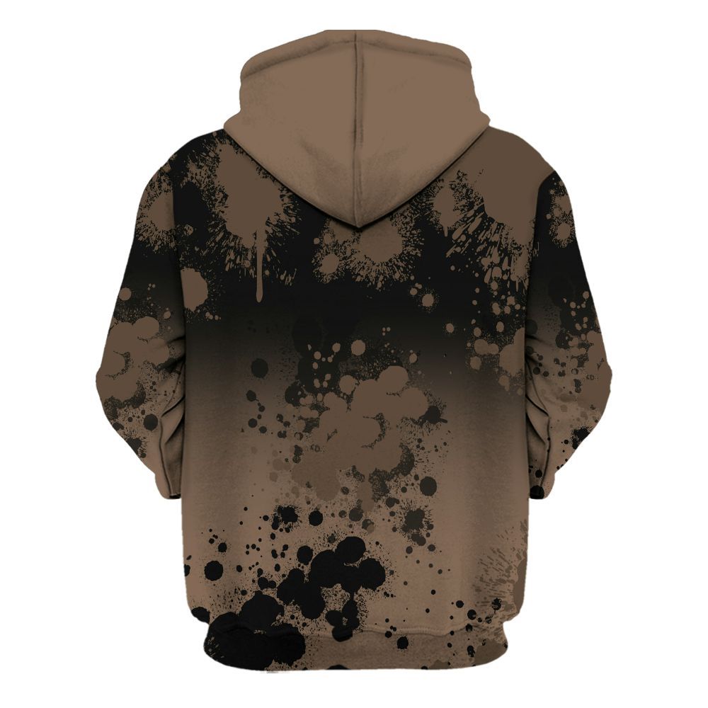 Hoodie To Match Dark Mocha Jack - God Blessed Ink Drip All Over Print