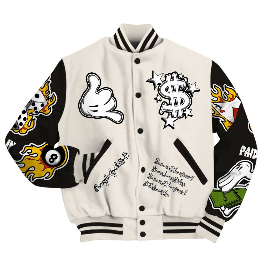 Varsity Jacket To Match Air Max Plus Moonlight Swarovski - Everybody Paid In Full Graphic All Over Print