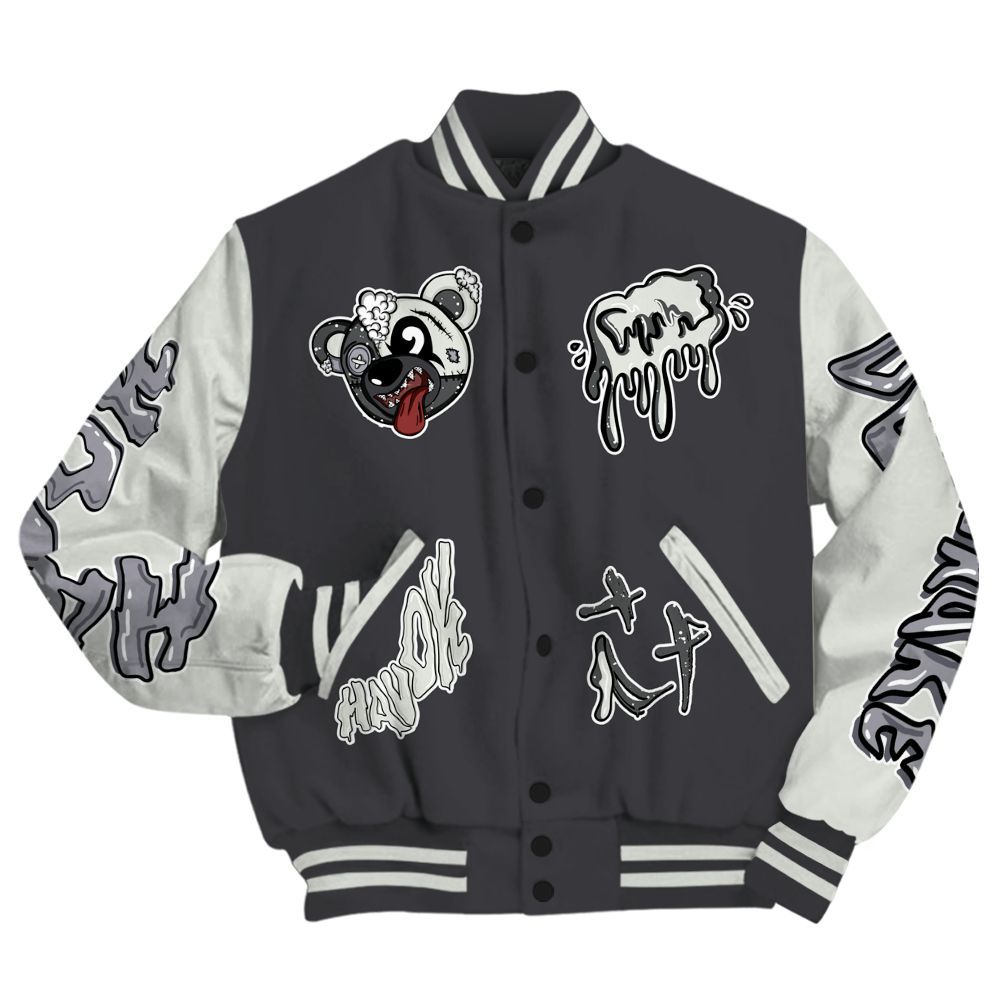 Varsity Jacket To Match Fear 4s - Havok Bear All Over Print