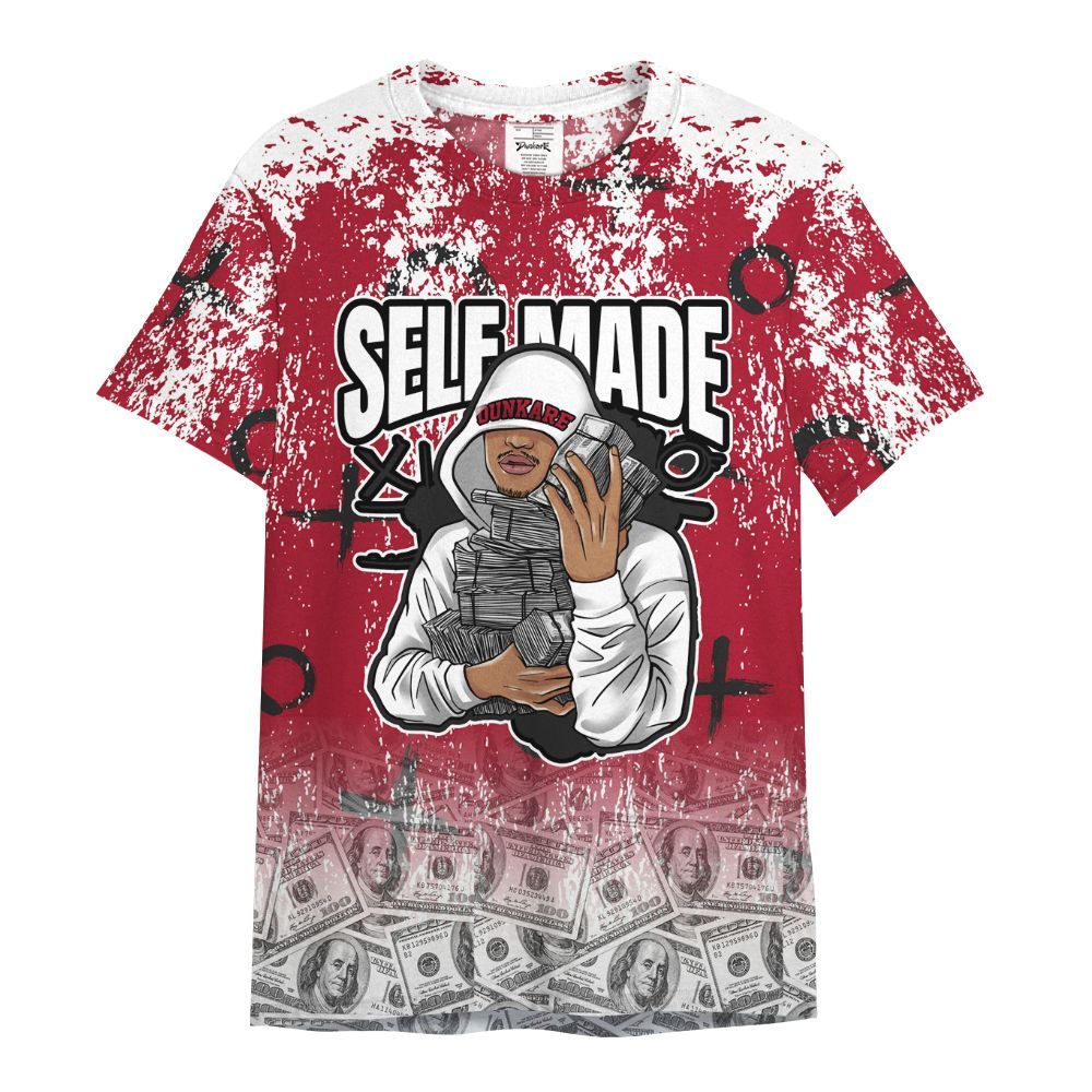 Shirt To Match High OG Black Toe Reimagined 1s - Selfmade Unique Grunge All Over Print