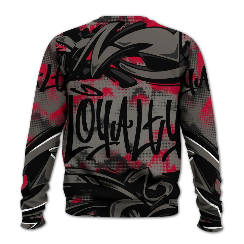Sweatshirt To Match Shadow 2025 10s Shirt, Loyalty Out Value Graffiti All Over Print