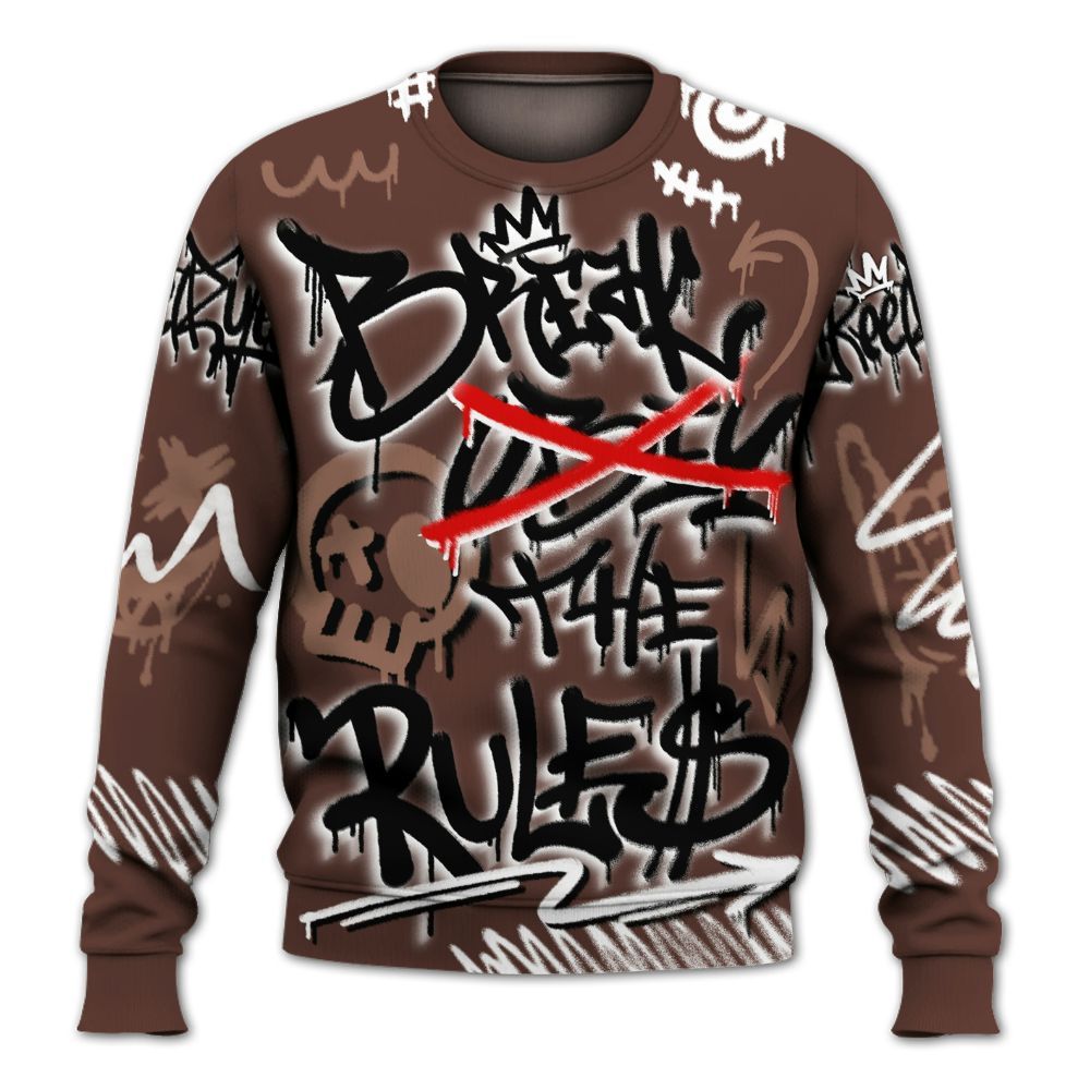 Sweatshirt To Match KD 4 Christmas - Break Rules Streetwear All Over Print