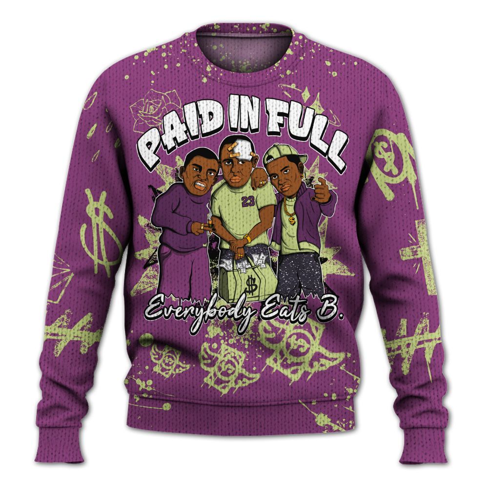 Knitted Sweater To Match Ja 2 Staregazer - Everybody Paid In Full Crayon