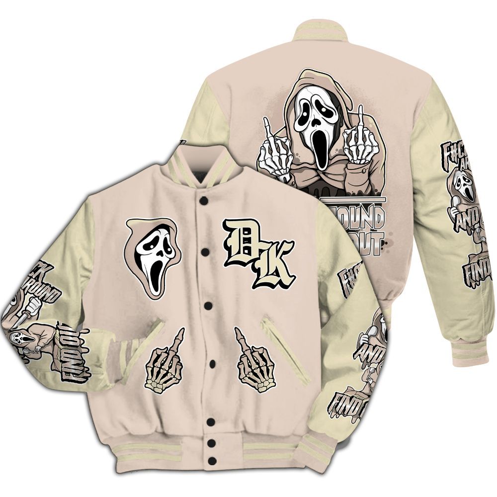 Varsity Jacket To Match A Ma Maniere X Fossil Stone 4s - F#CK And Find Out Graphic All Over Print