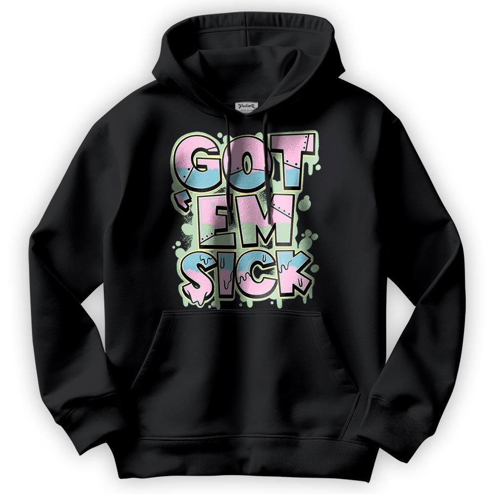 Sweatshirt To Match SB Dunk Low Visty Hoodie - Gotten 'Em Sick Graphic Hoodie Unisex