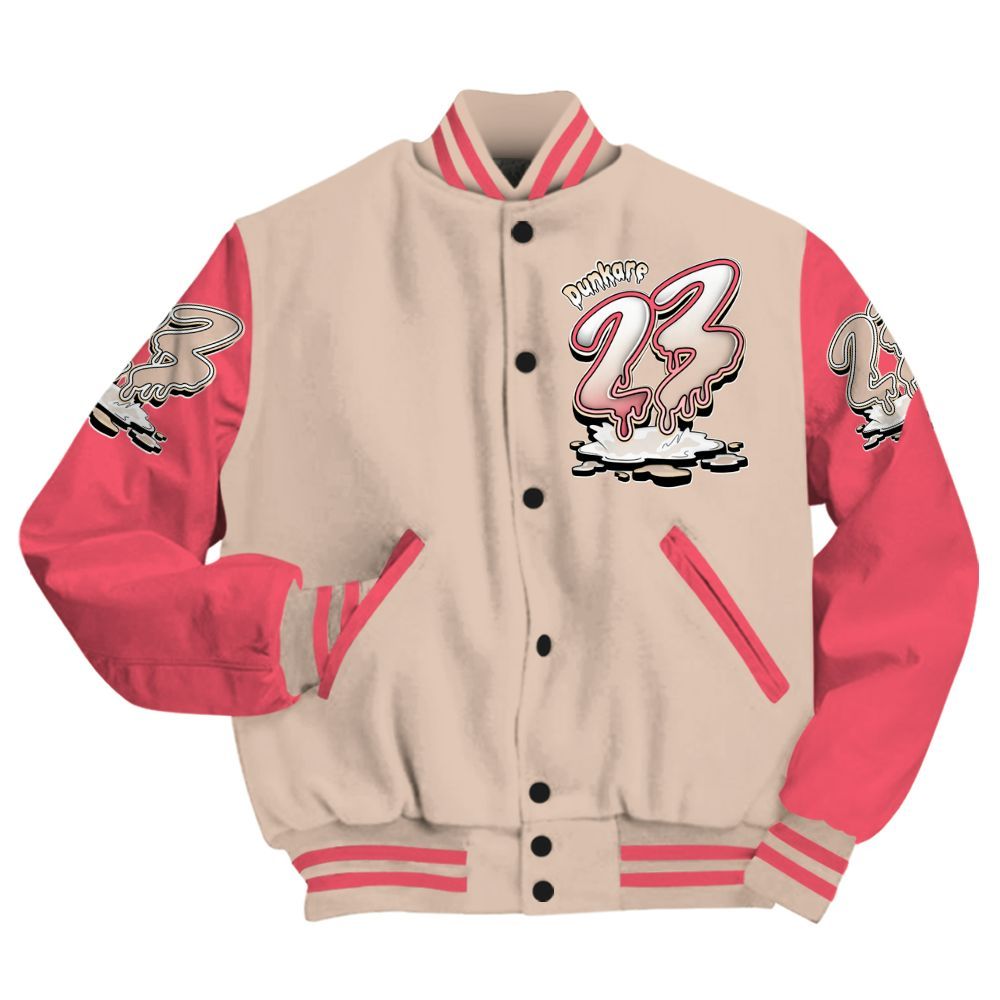 Varsity Jacket To Match Birds Of Paradise 4s - Custom Name 23 Drip All Over Print