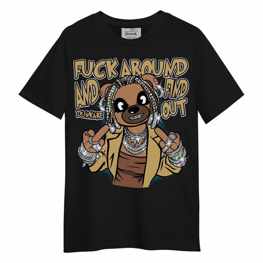 Shirt To Match Retro Cacao Wow 4s - F#ck Around Bear Bear Unisex Shirt