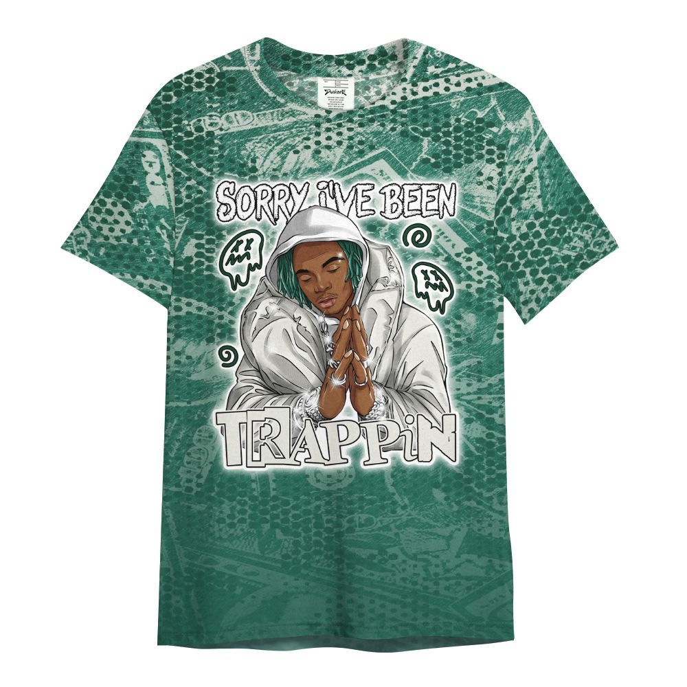Shirt To Match Oxidized Green 4s - Trappin' Banknote All Over Print